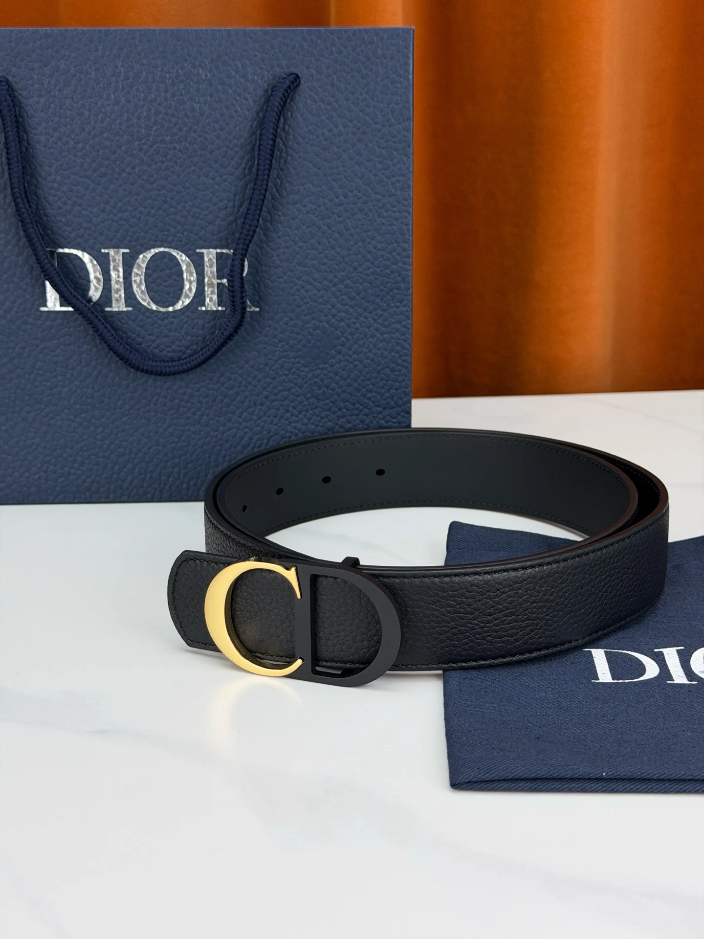 DIOR Belts Calfskin Leather A60202608050192 - Image 4