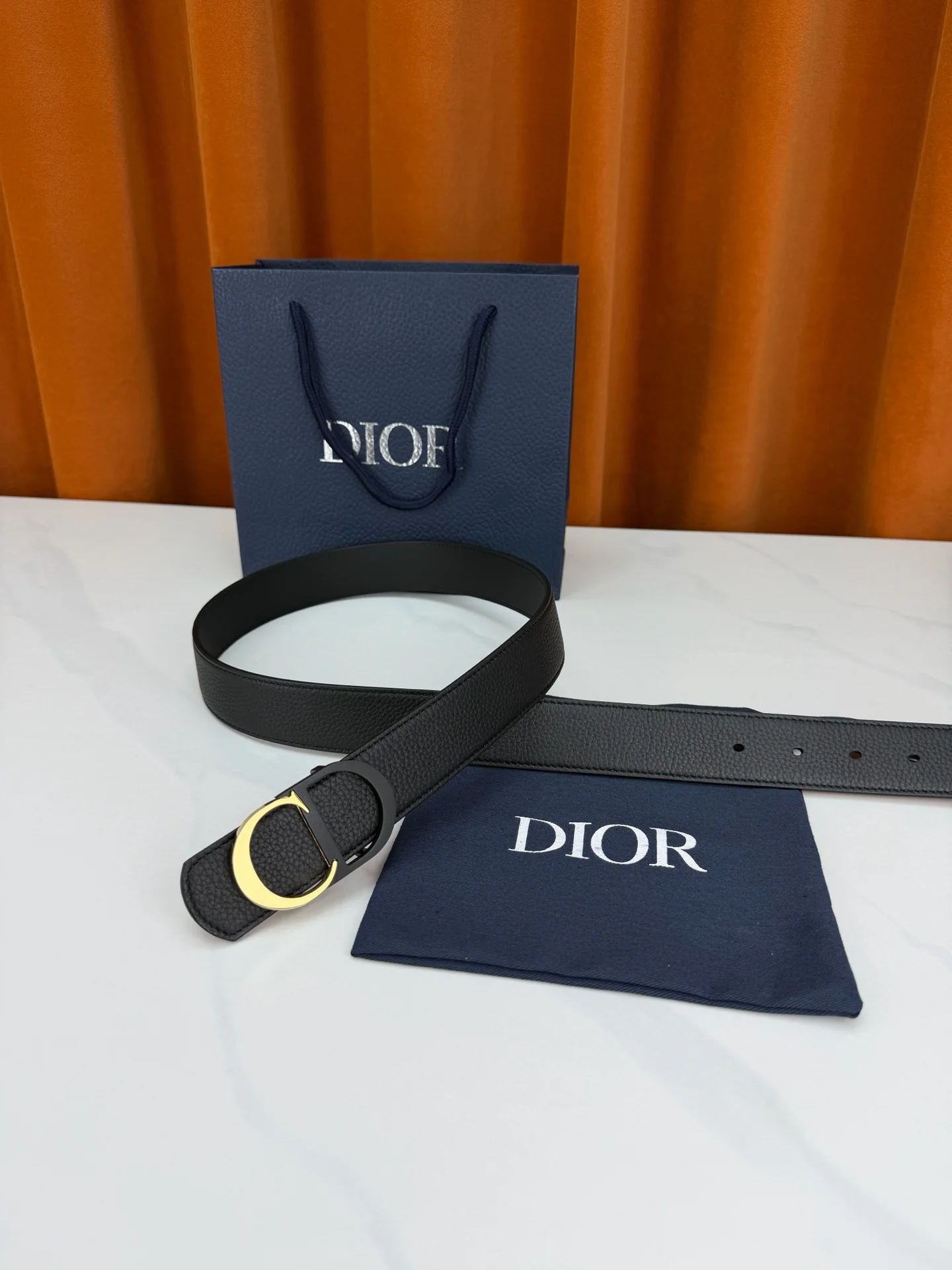 DIOR Belts Calfskin Leather A60202608050192 - Image 5
