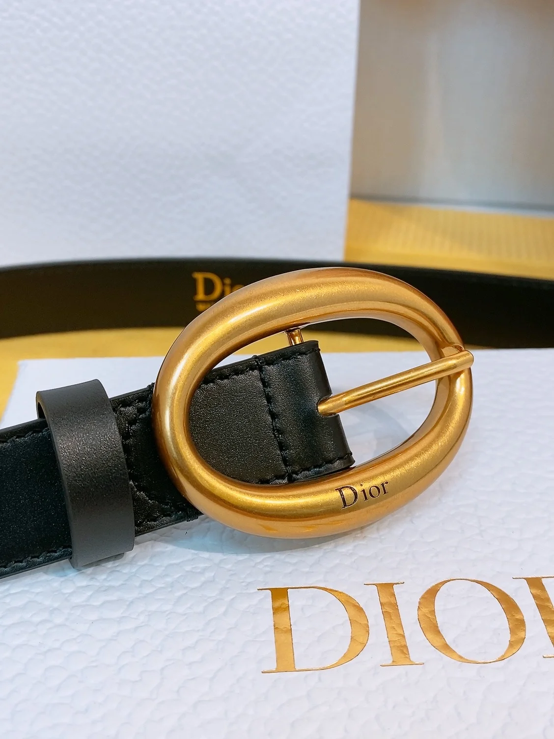 DIOR Belts Calfskin Leather P160 2.5cm Width A60202608050737 - Image 4