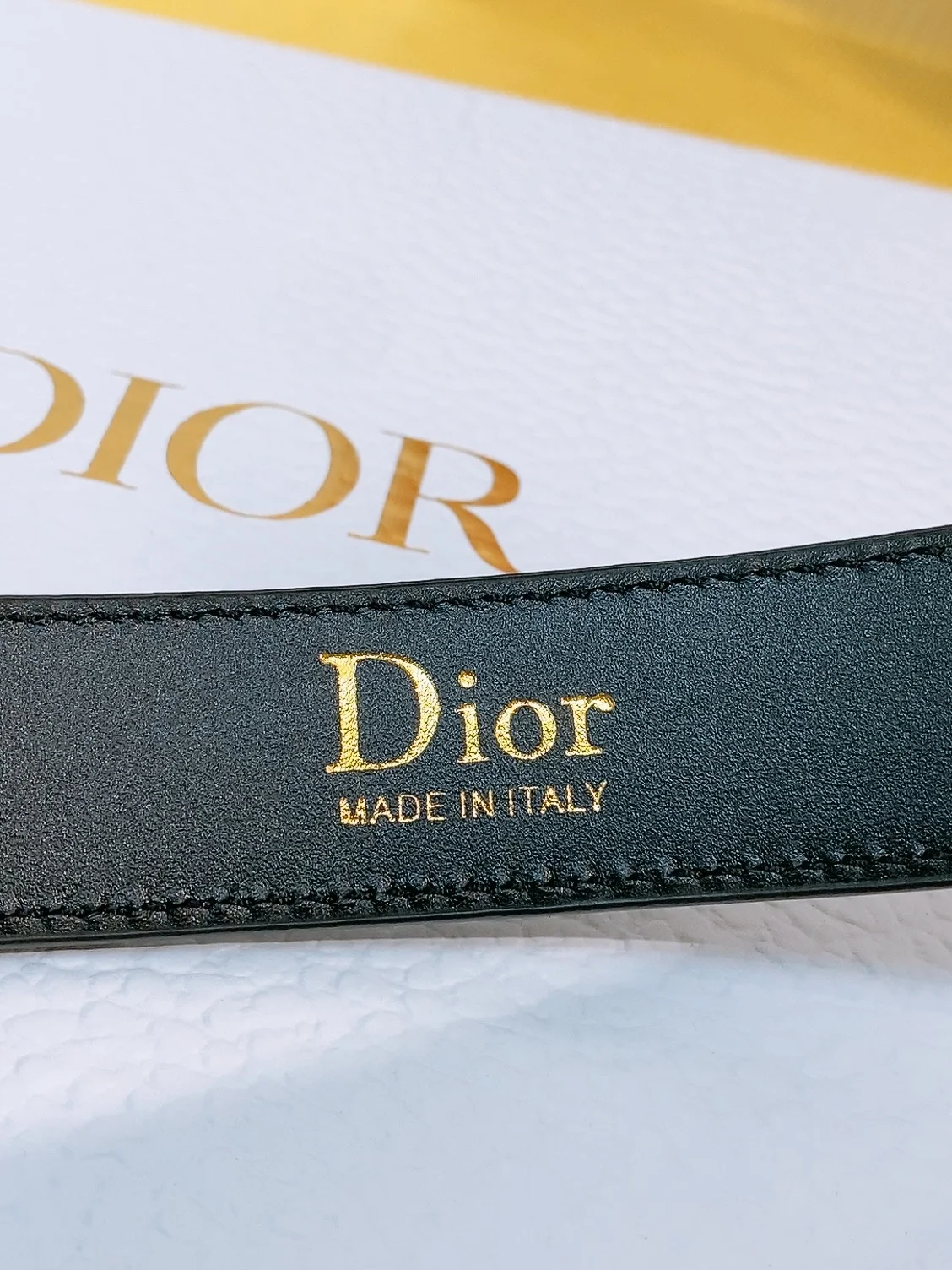 DIOR Belts Calfskin Leather P160 2.5cm Width A60202608050737 - Image 7