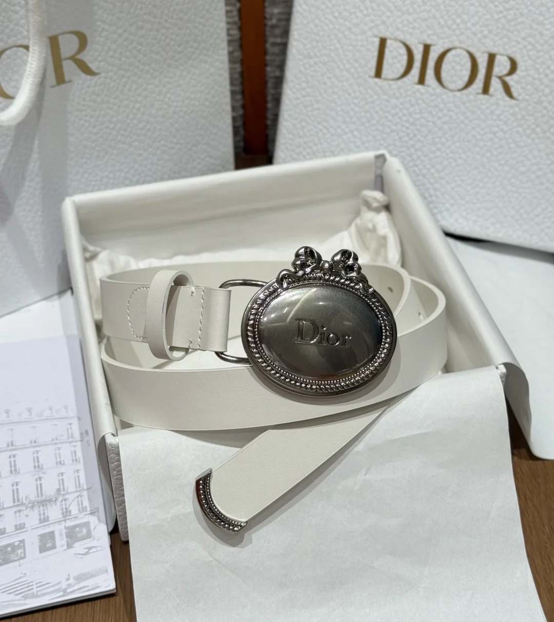DIOR Belts Smooth Calf Leather 2.5cm Width A80202608050123