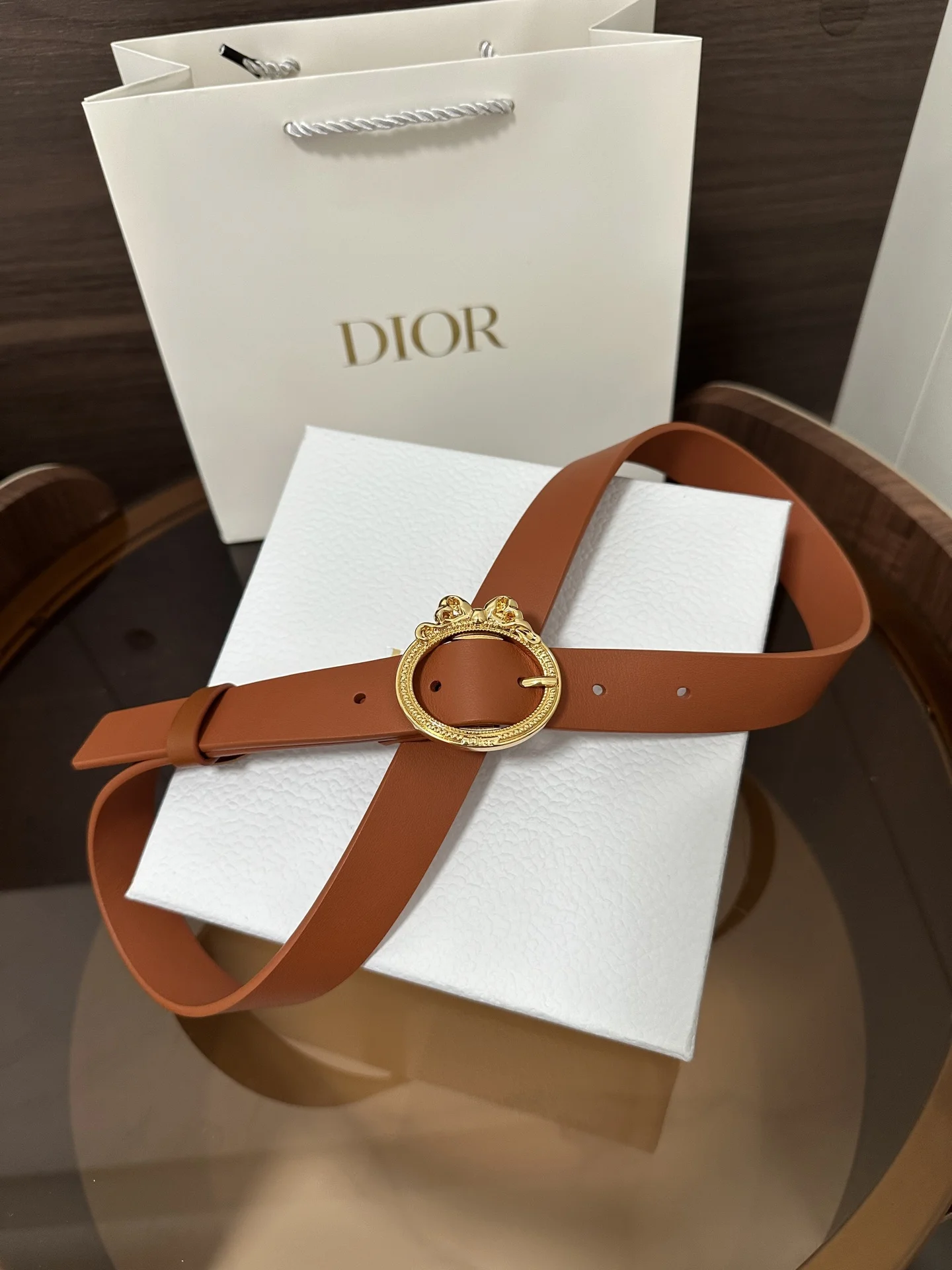 DIOR Belts Smooth Calfskin 2.5cm Width A70202608050223