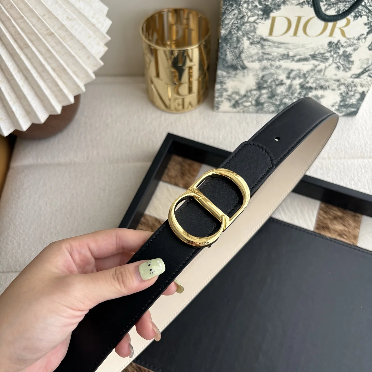 DIOR Belts Smooth Calfskin A60202608050782 - Image 5