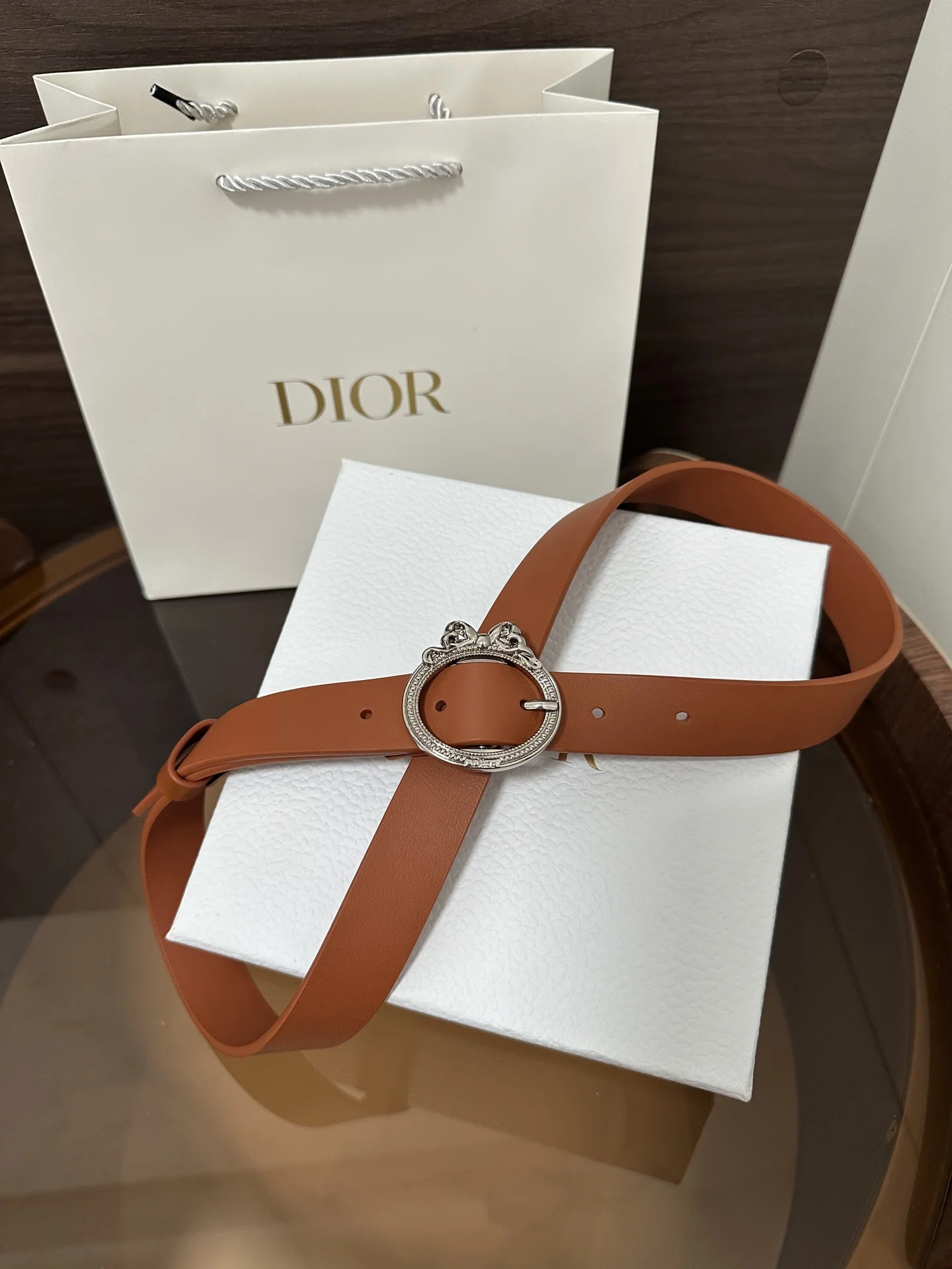 DIOR Belts Smooth Calfskin One Size 2.5cm Width A70202608050224