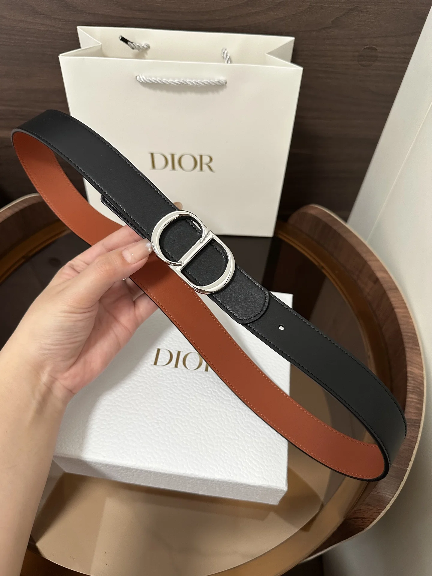DIOR Belts Smooth Calfskin One Size A60202608050322 - Image 3
