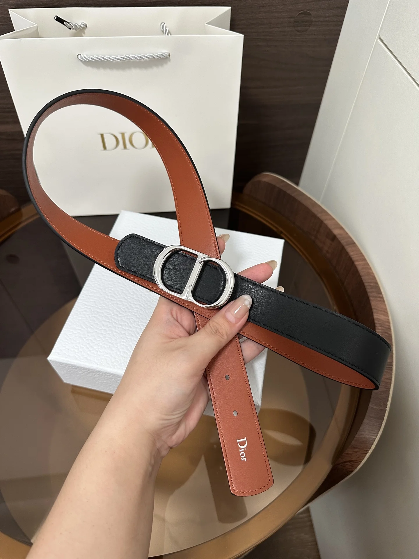 DIOR Belts Smooth Calfskin One Size A60202608050322 - Image 5