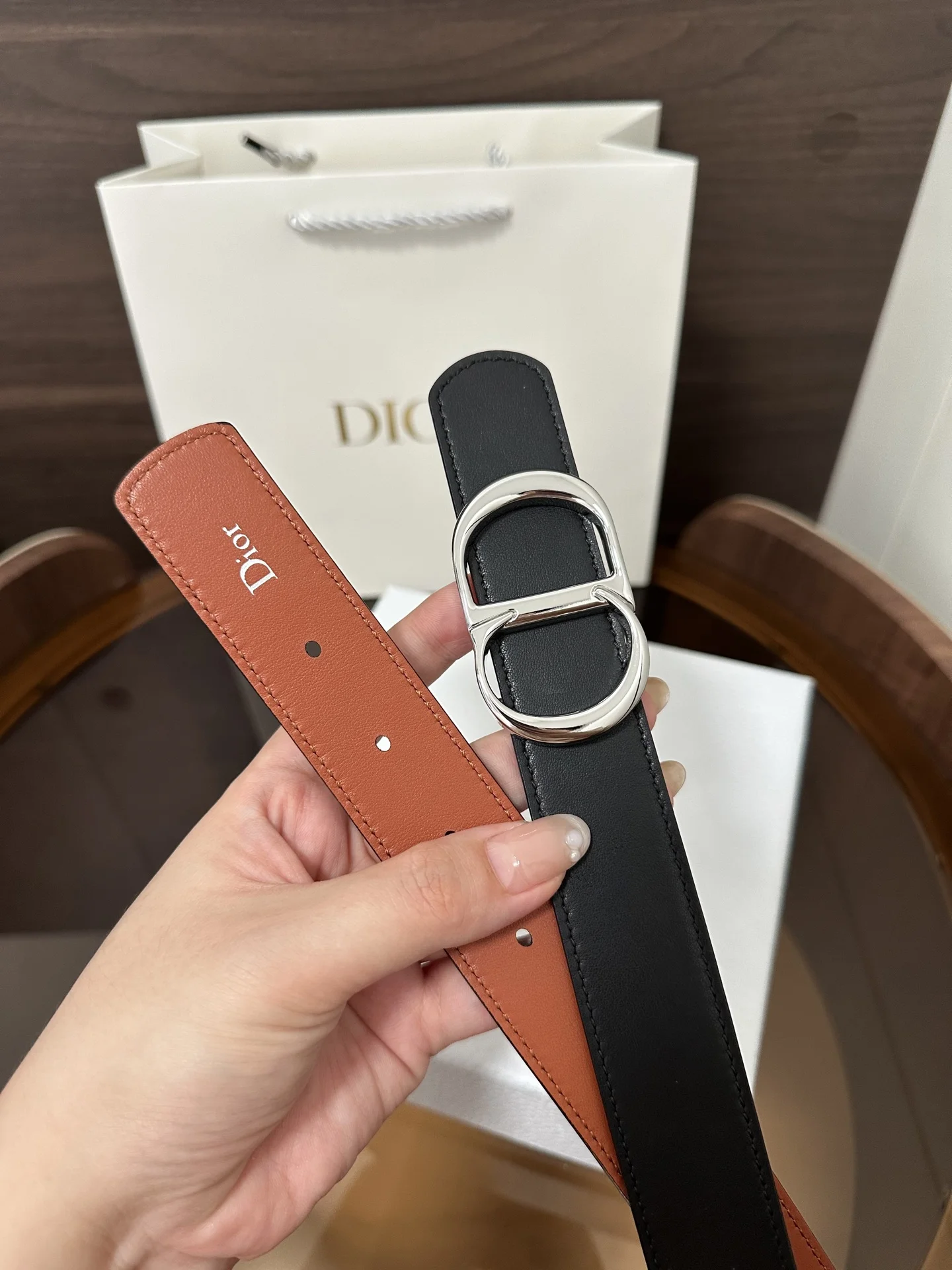 DIOR Belts Smooth Calfskin One Size A60202608050322 - Image 6