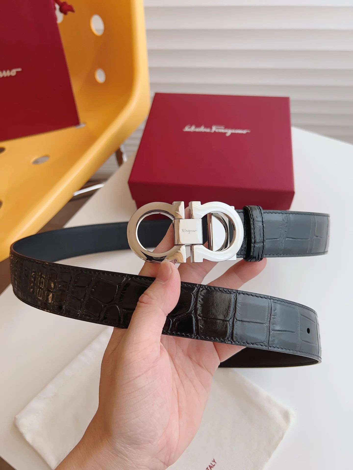 FERRAGAMO Belts Leather 3.5cm Width A70202608050553 - Image 2