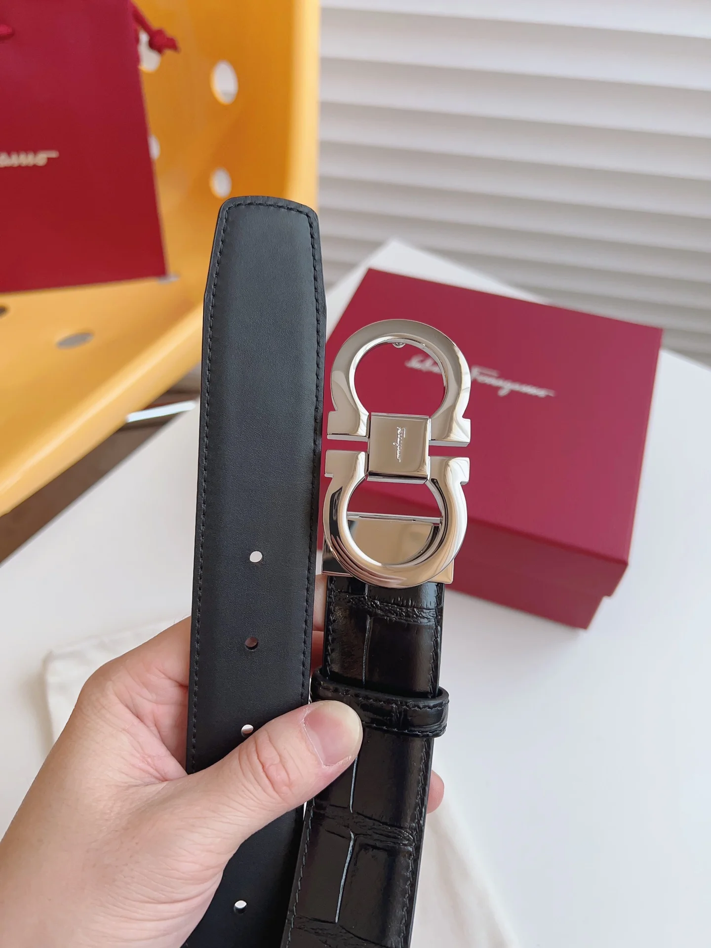FERRAGAMO Belts Leather 3.5cm Width A70202608050553 - Image 3
