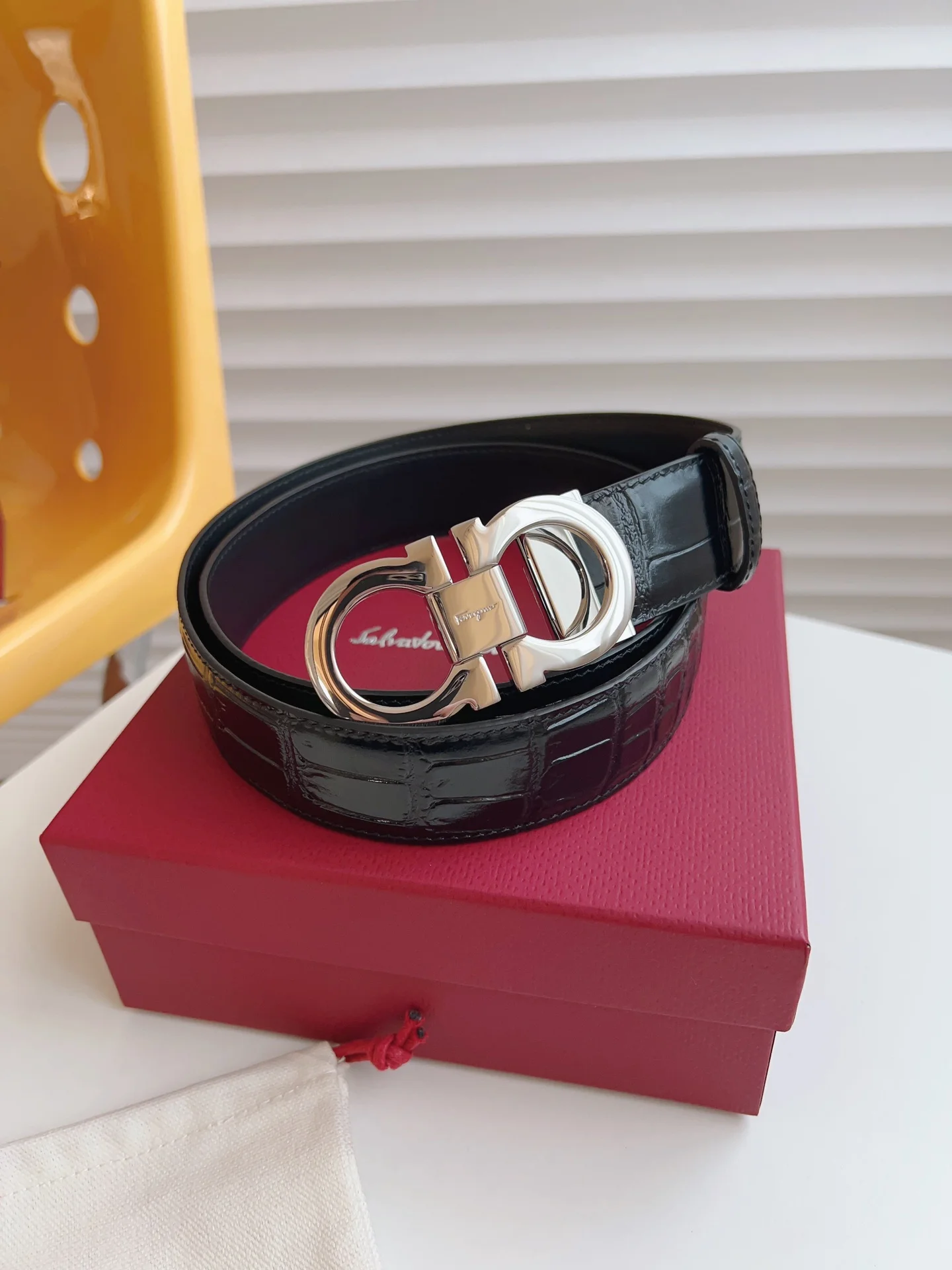 FERRAGAMO Belts Leather 3.5cm Width A70202608050553 - Image 5