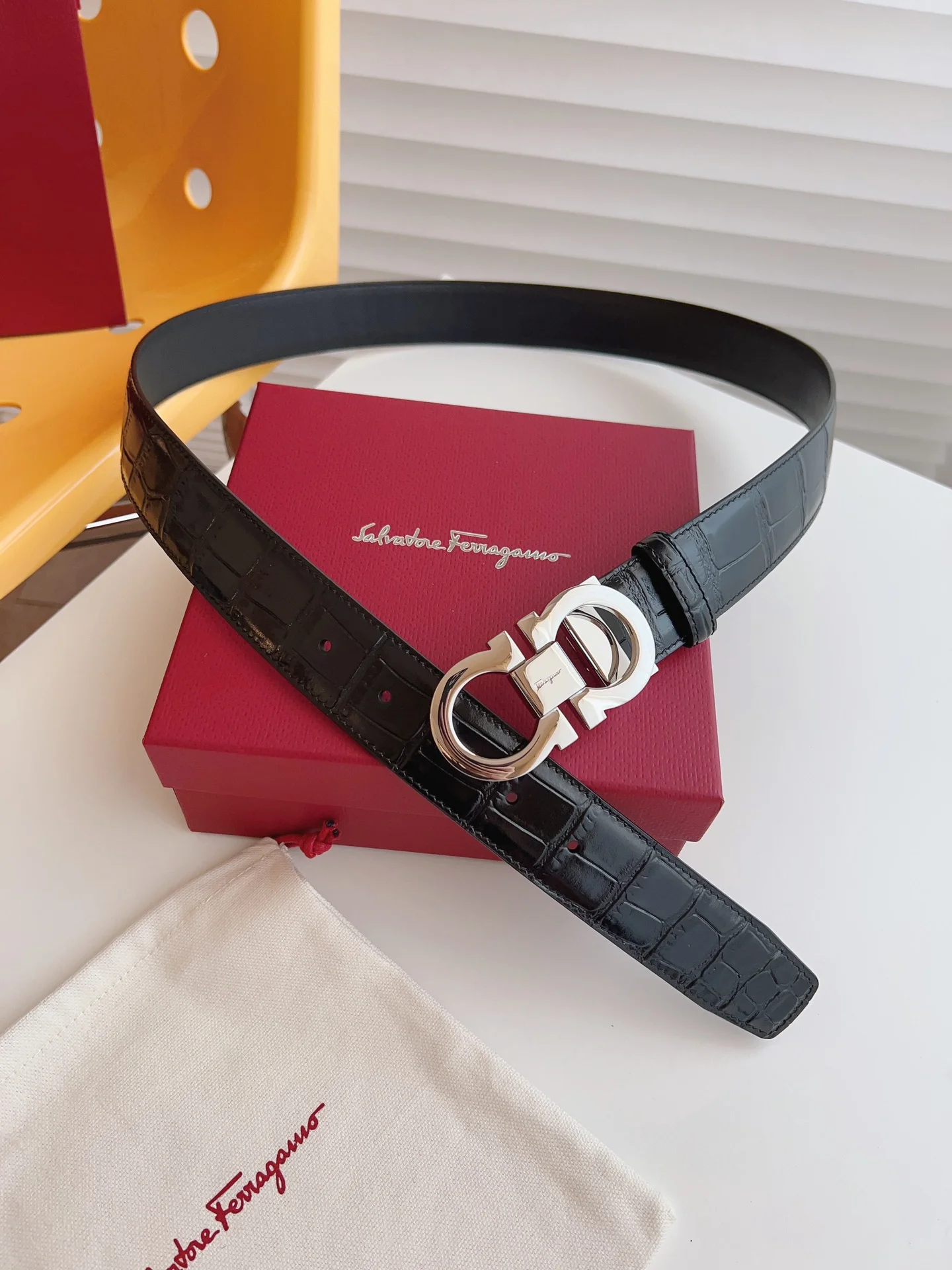 FERRAGAMO Belts Leather 3.5cm Width A70202608050553 - Image 6