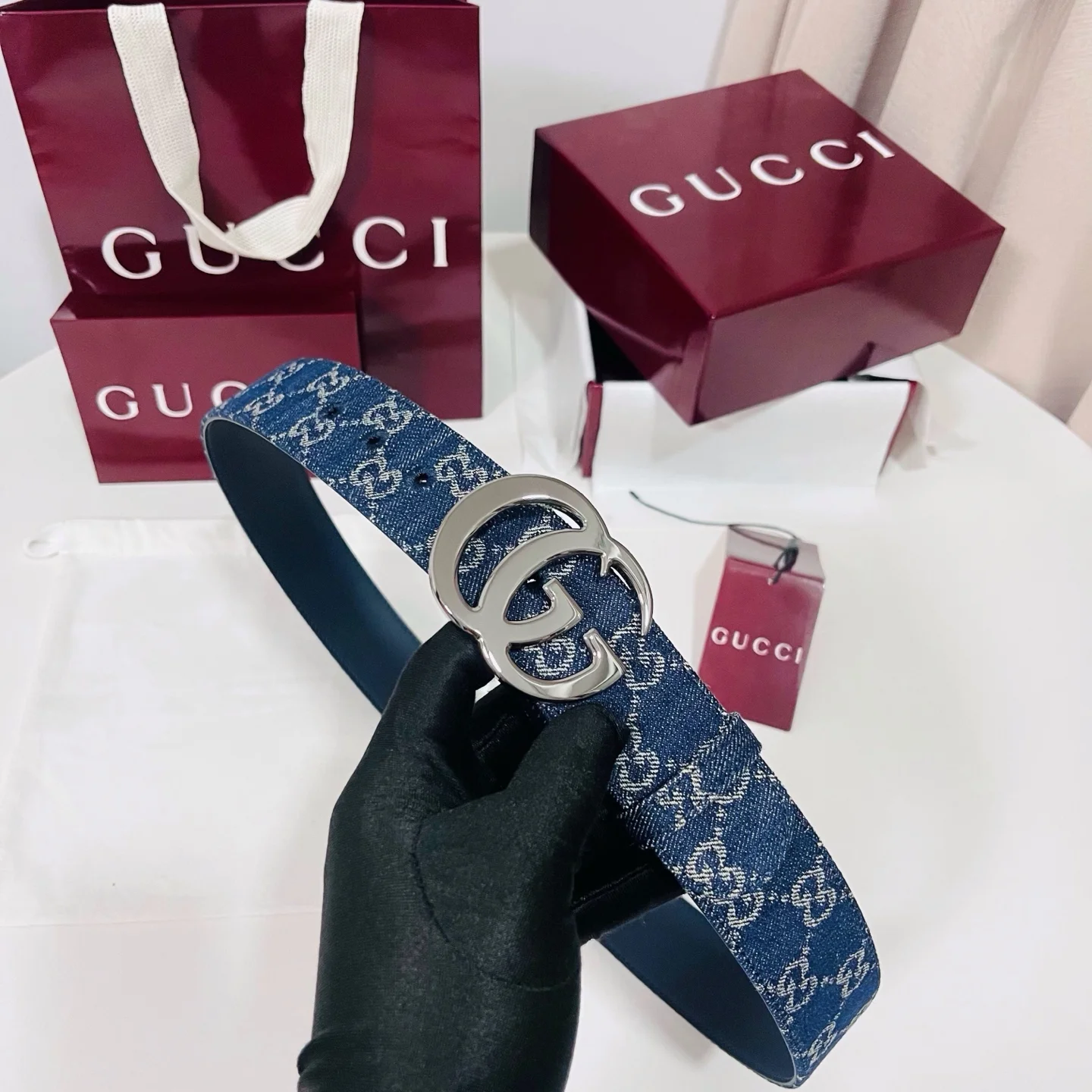 GUCCI Belts Leather One Size A70202608050054 - Image 4