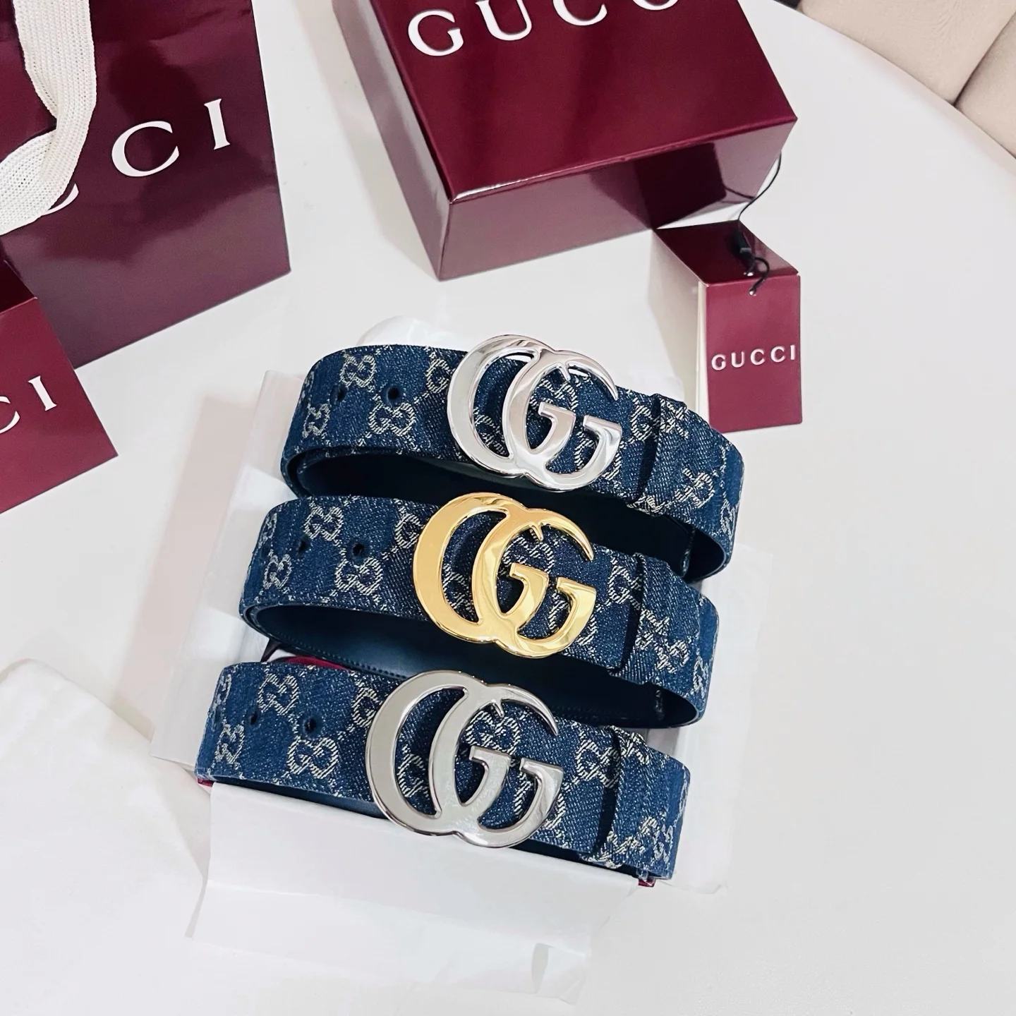 GUCCI Belts Leather One Size A70202608050054 - Image 9