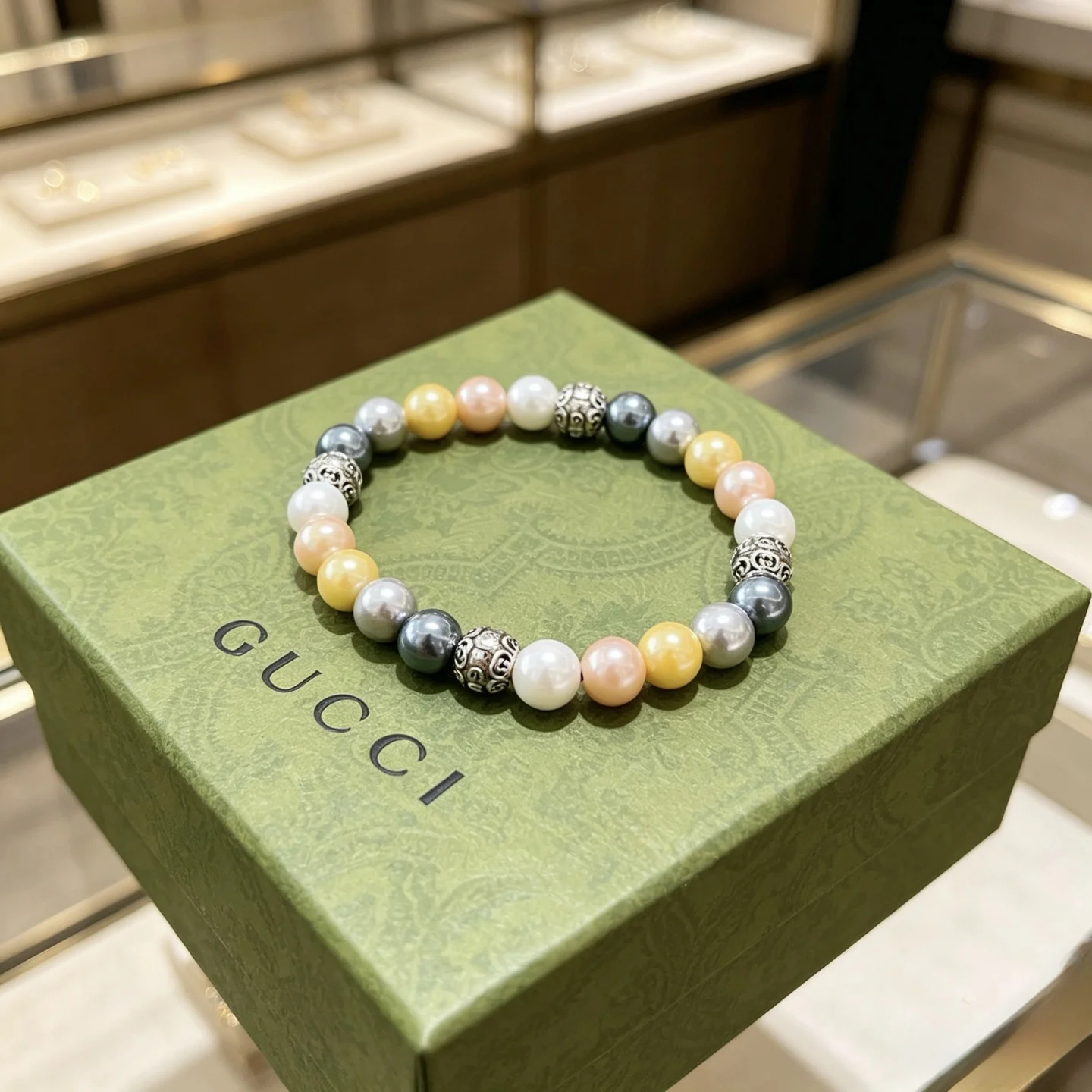 GUCCI Bracelets Pearl Metal 16-24 CM A05202608050240 - Image 5