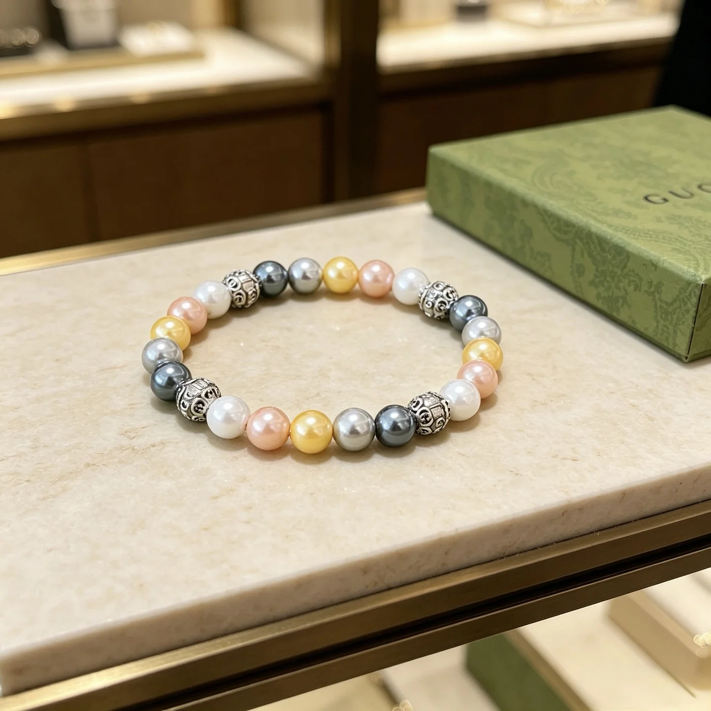 GUCCI Bracelets Pearl Metal 16-24 CM A05202608050240 - Image 9