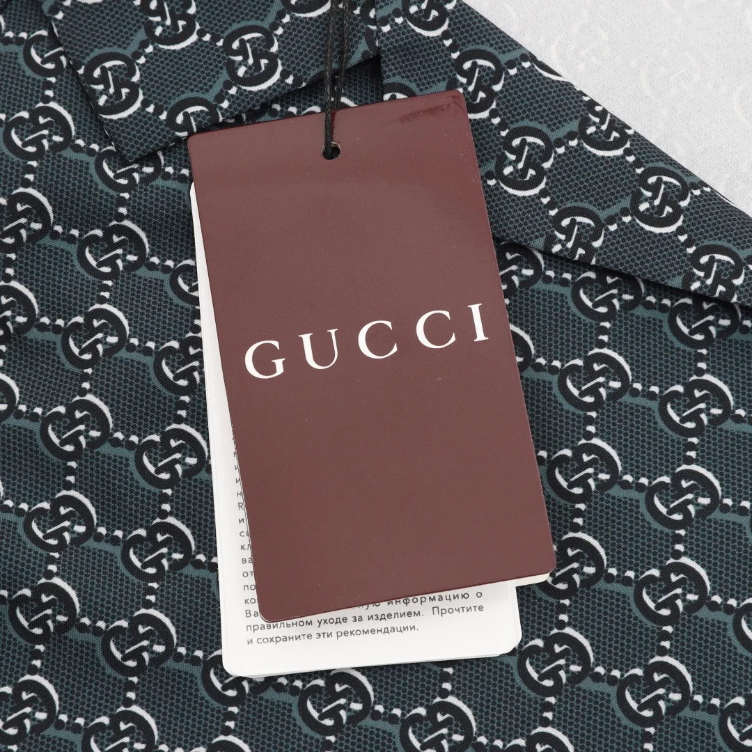 GUCCI Shirts Silk 46-52 B10202608030035 - Image 8