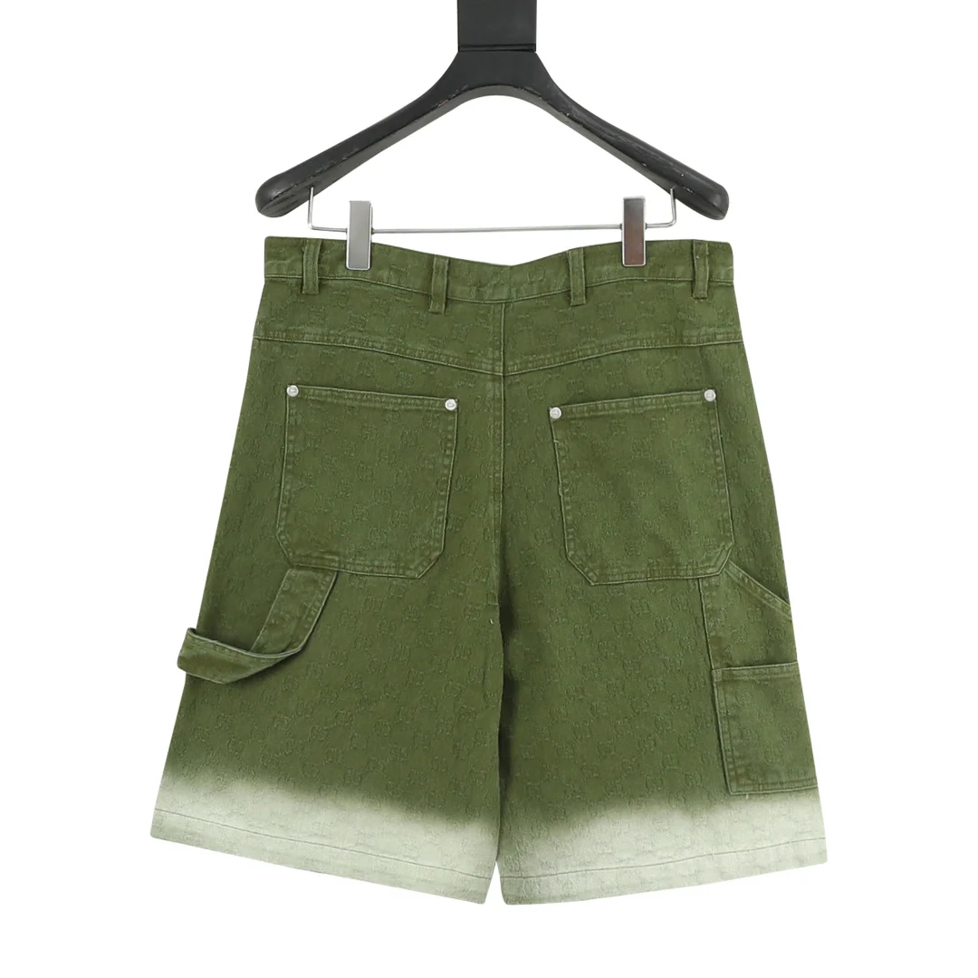 GUCCI Shorts Denim Jacquard XS-L A80202608030096 - Image 2