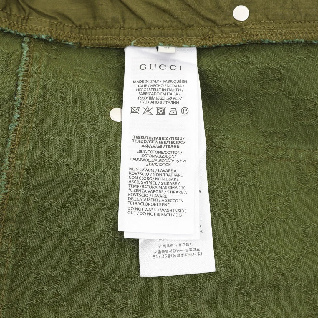GUCCI Shorts Denim Jacquard XS-L A80202608030096 - Image 3
