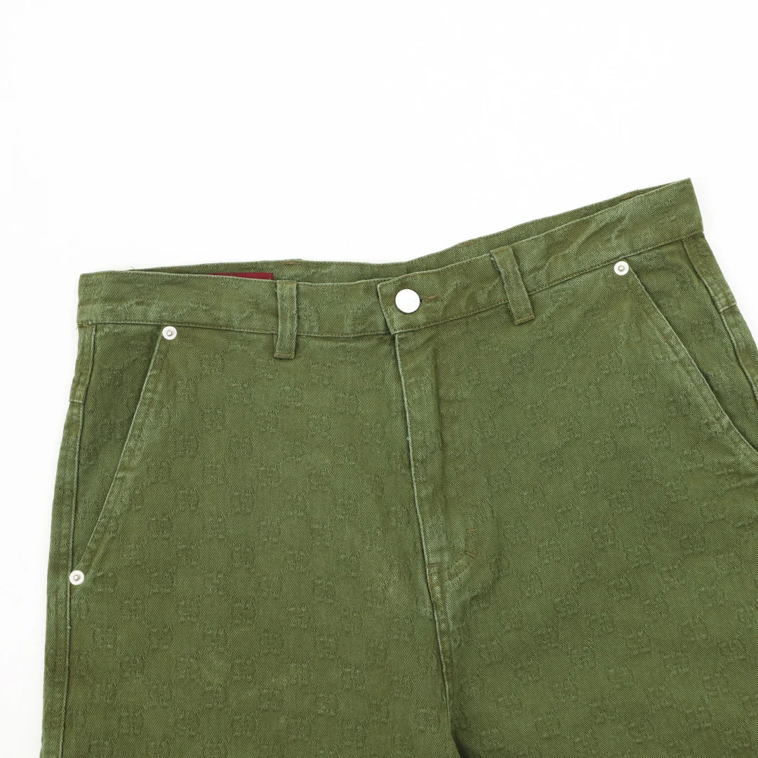 GUCCI Shorts Denim Jacquard XS-L A80202608030096 - Image 4