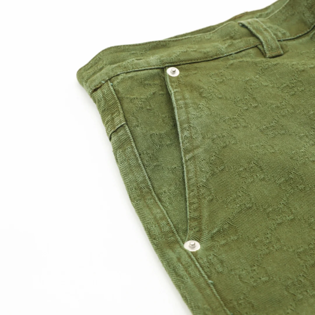 GUCCI Shorts Denim Jacquard XS-L A80202608030096 - Image 5