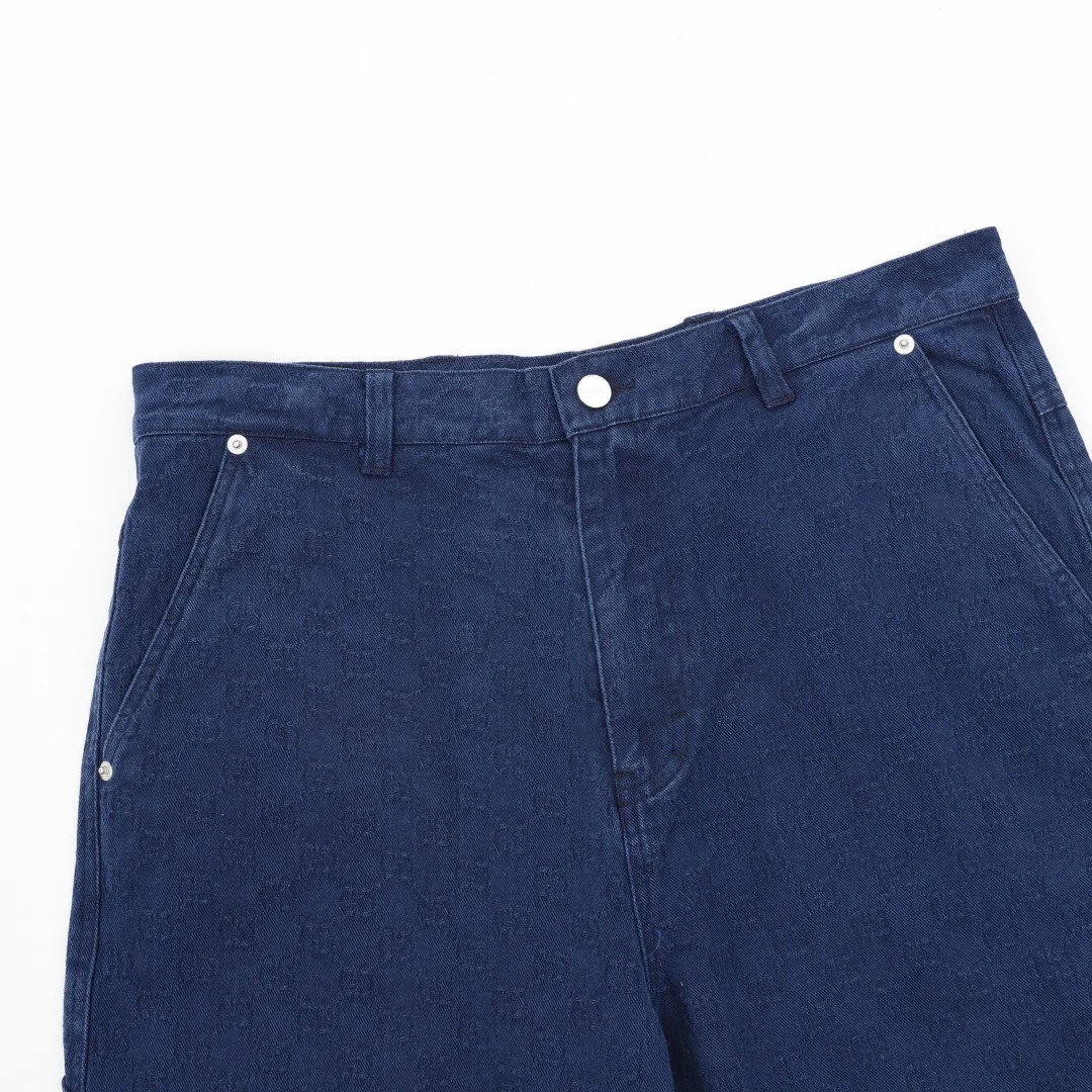 GUCCI Shorts Jacquard Denim XS-L A80202608030097 - Image 4