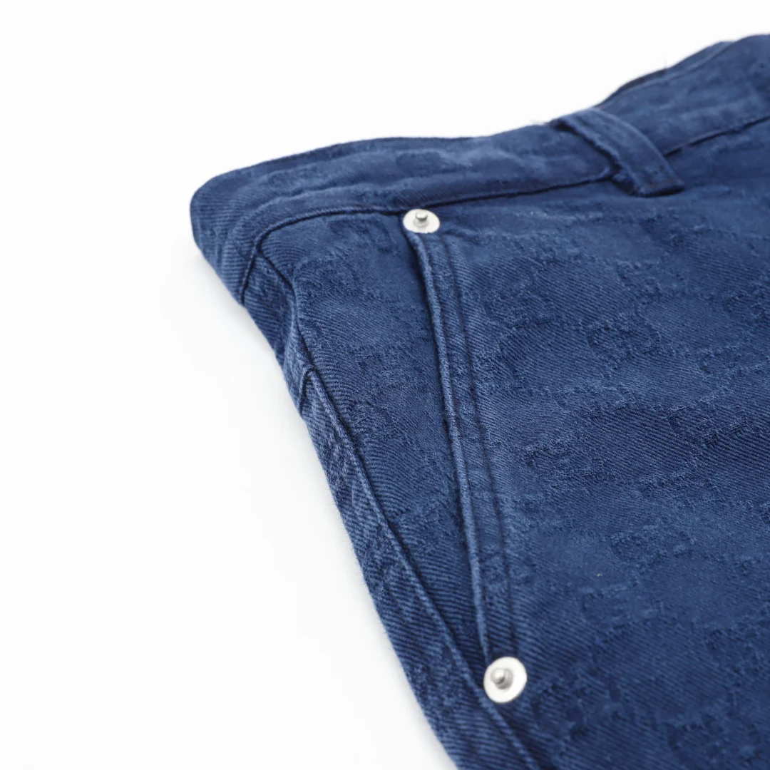 GUCCI Shorts Jacquard Denim XS-L A80202608030097 - Image 5