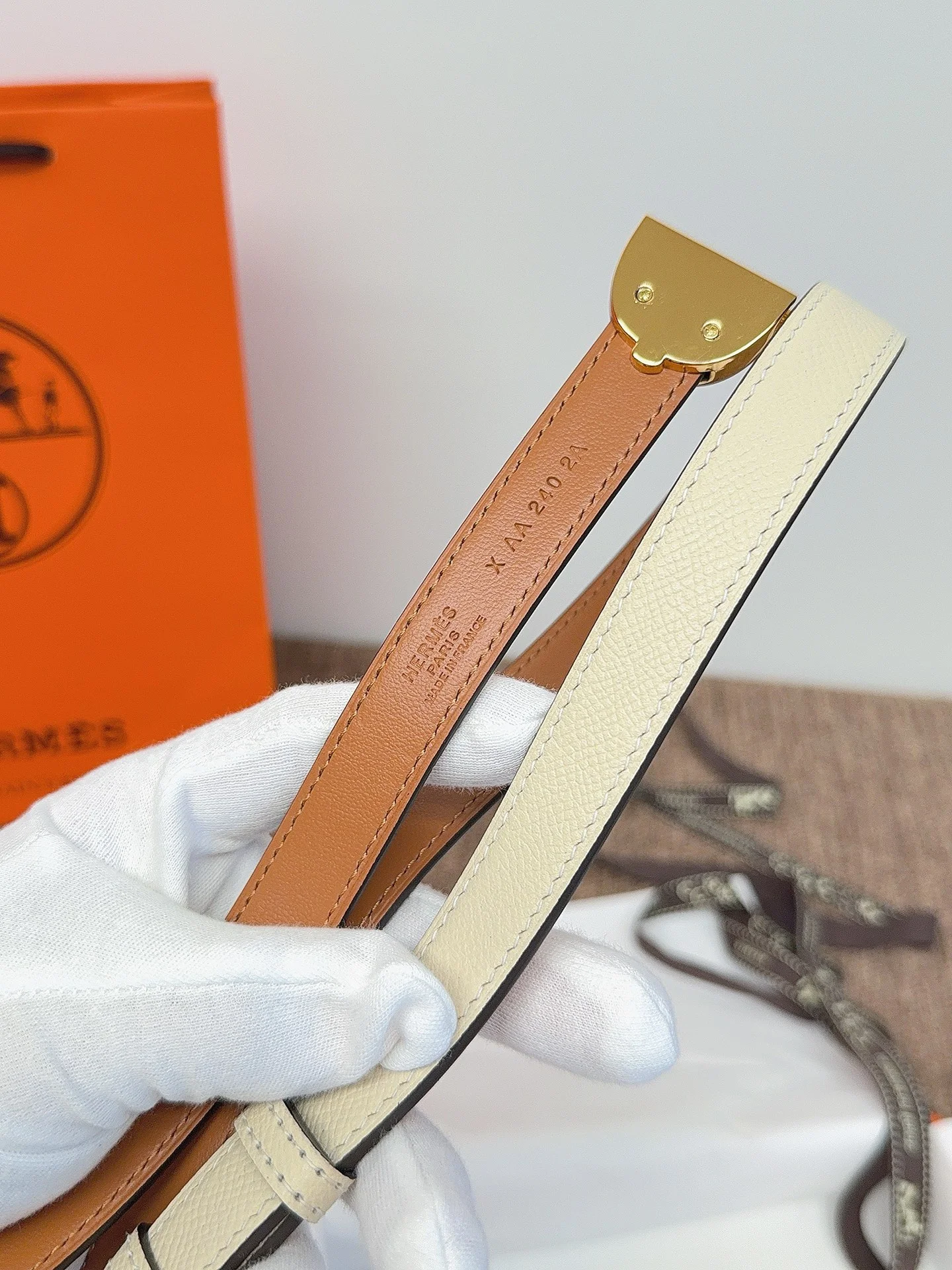 HERMES Belts Epsom Leather A990202608050701 - Image 2