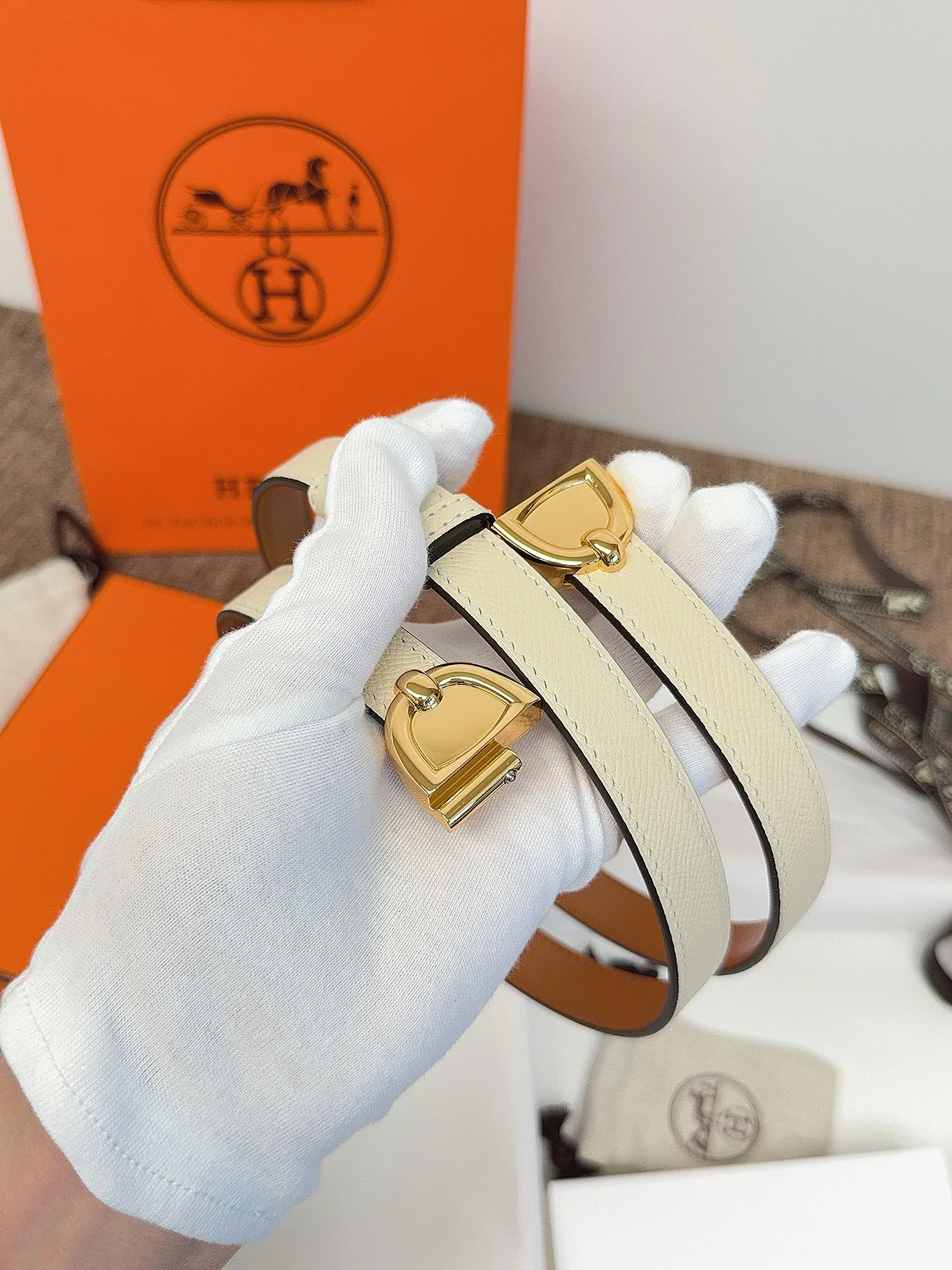 HERMES Belts Epsom Leather A990202608050701 - Image 4