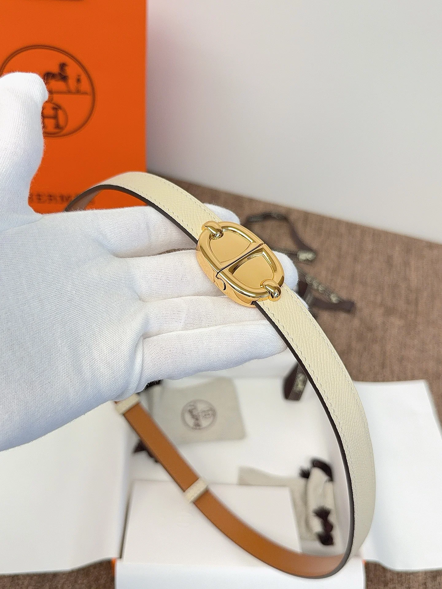 HERMES Belts Epsom Leather A990202608050701 - Image 5