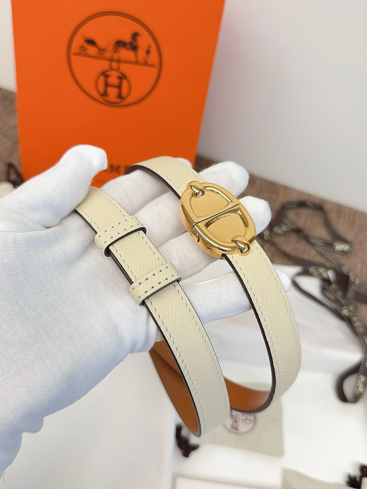 HERMES Belts Epsom Leather A990202608050701 - Image 7