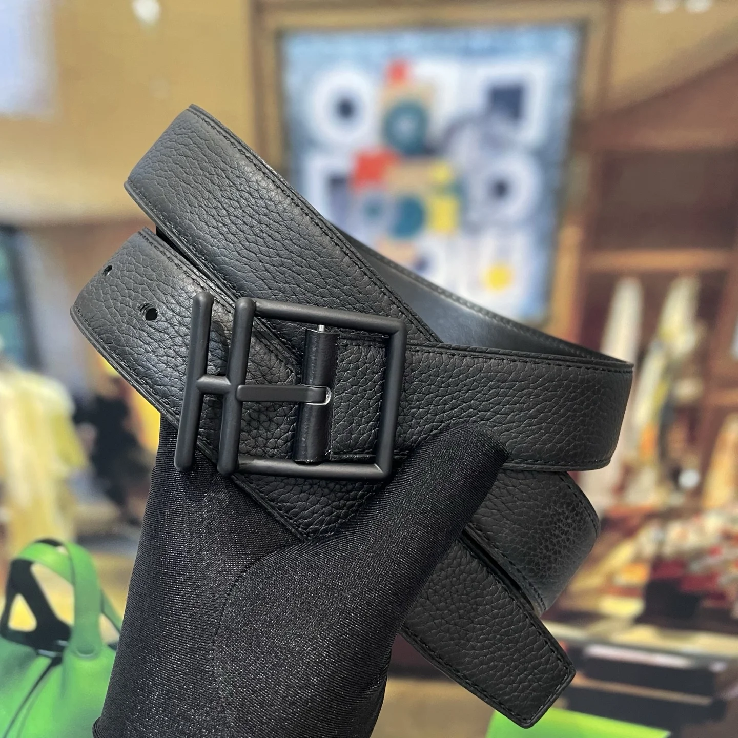 HERMES Belts Leather 32MM 32mm Width B20202608050227