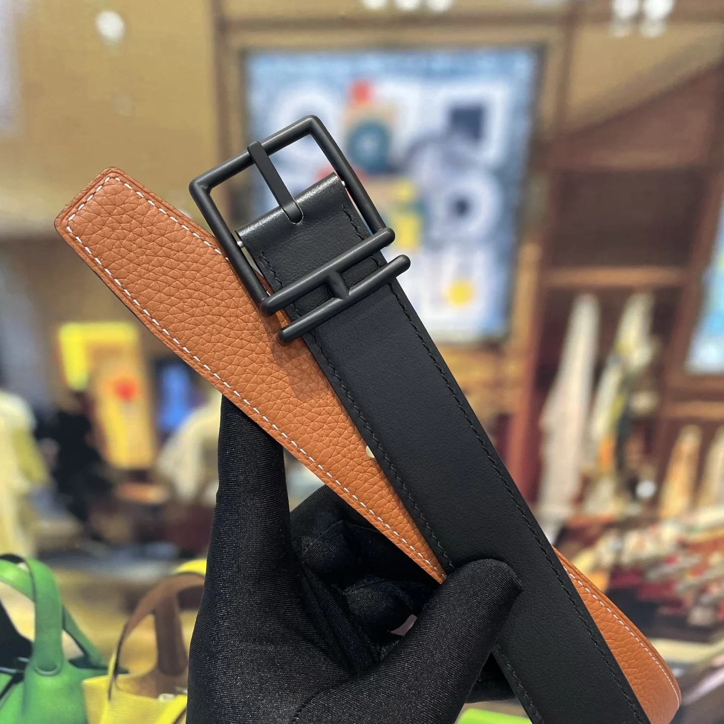 HERMES Belts Leather 32mm Width B20202608050231 - Image 7