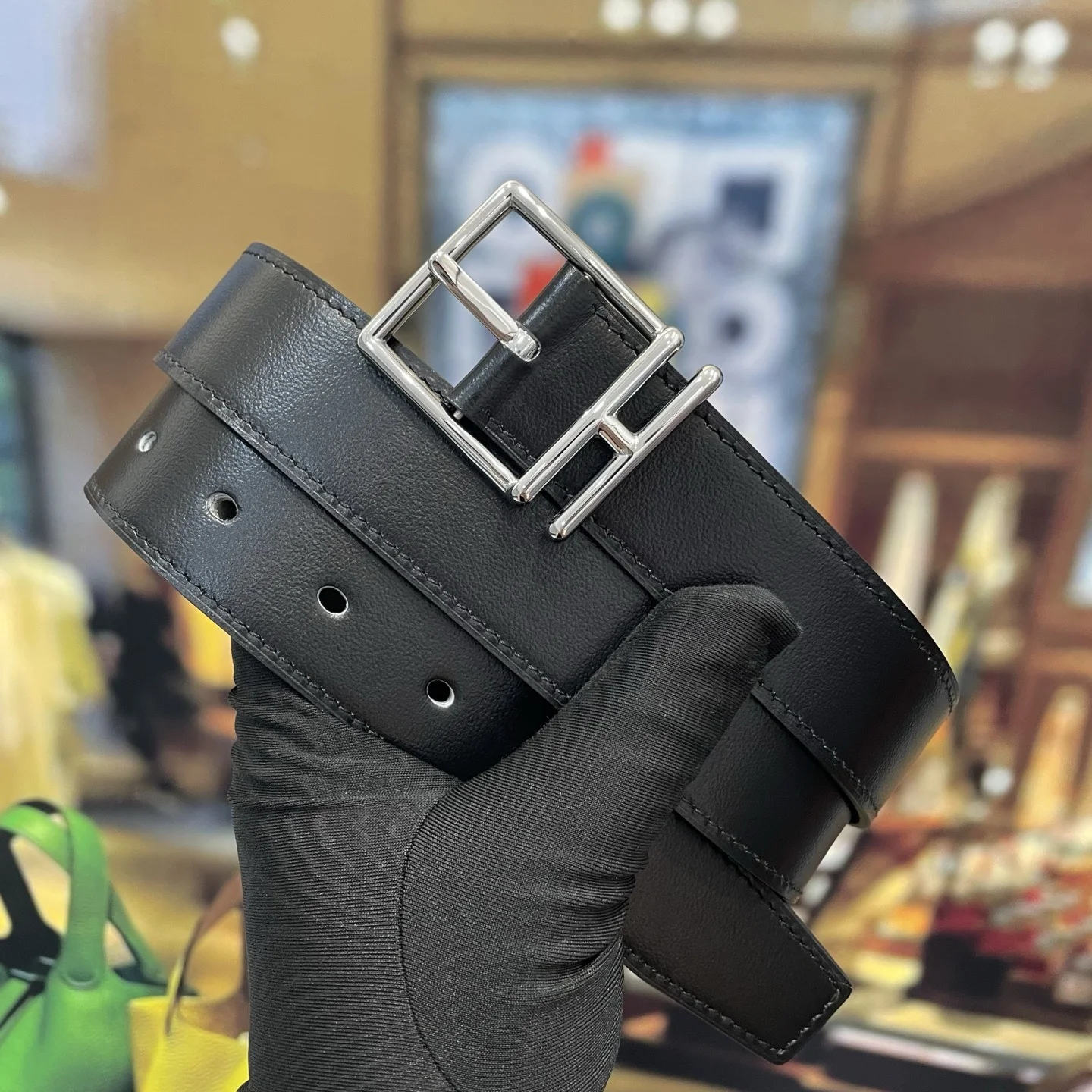 HERMES Belts Leather 32mm Width B20202608050318 - Image 3
