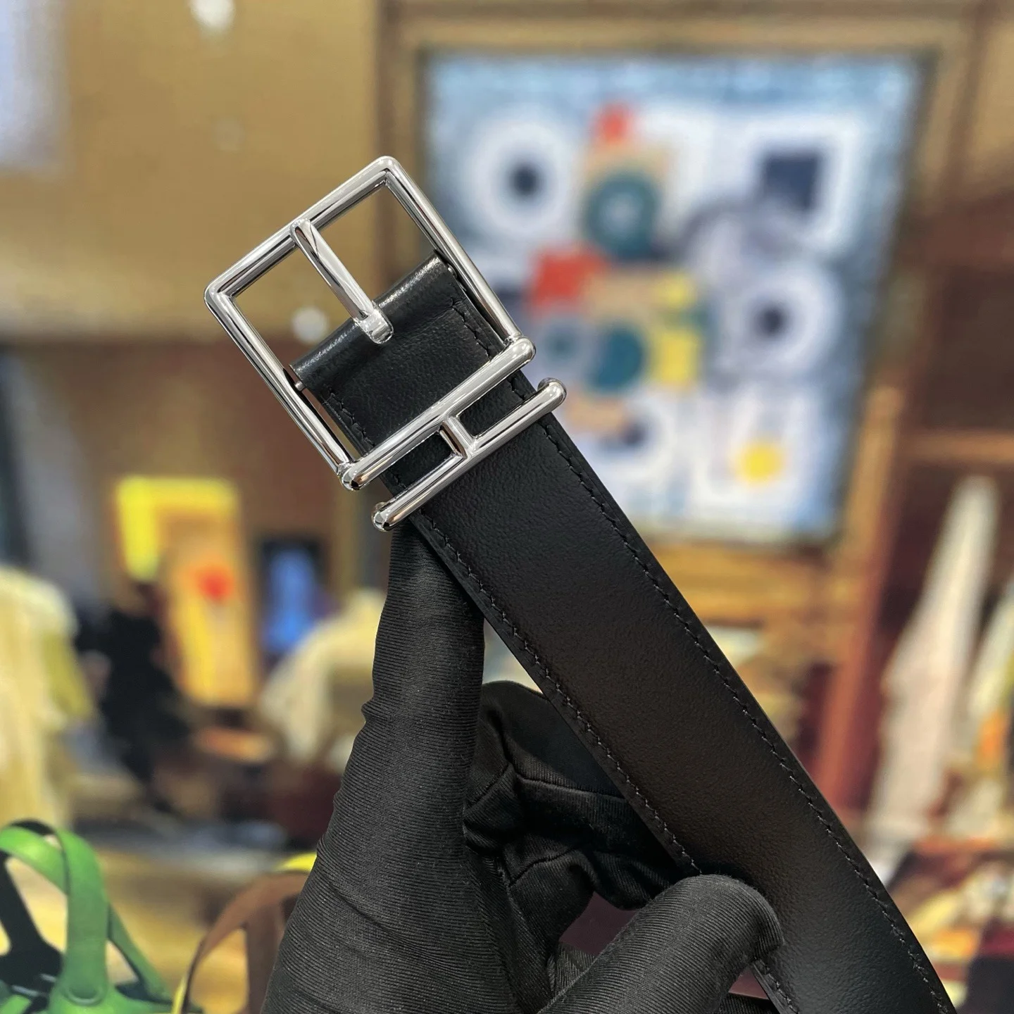 HERMES Belts Leather 32mm Width B20202608050318 - Image 4