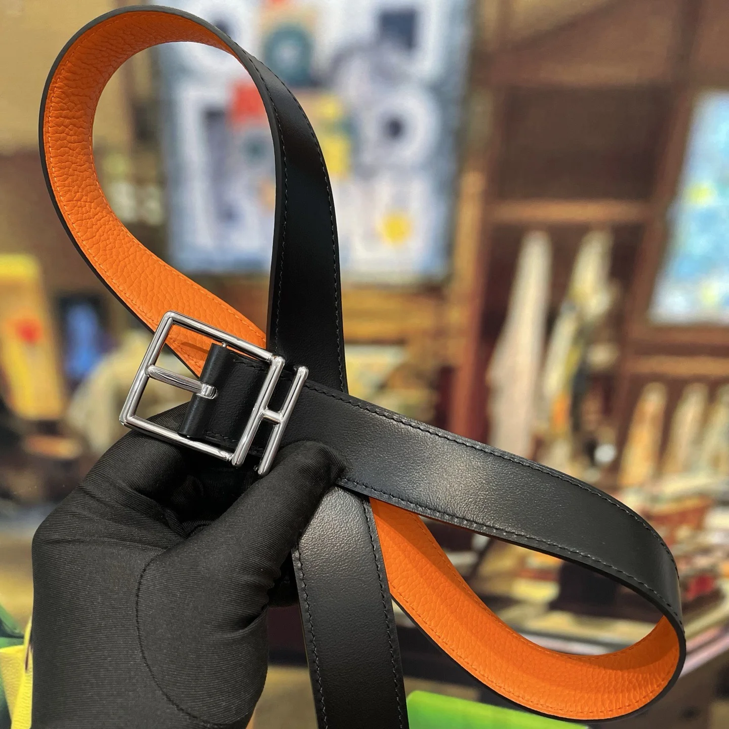 HERMES Belts Leather 32mm Width B20202608050318 - Image 5