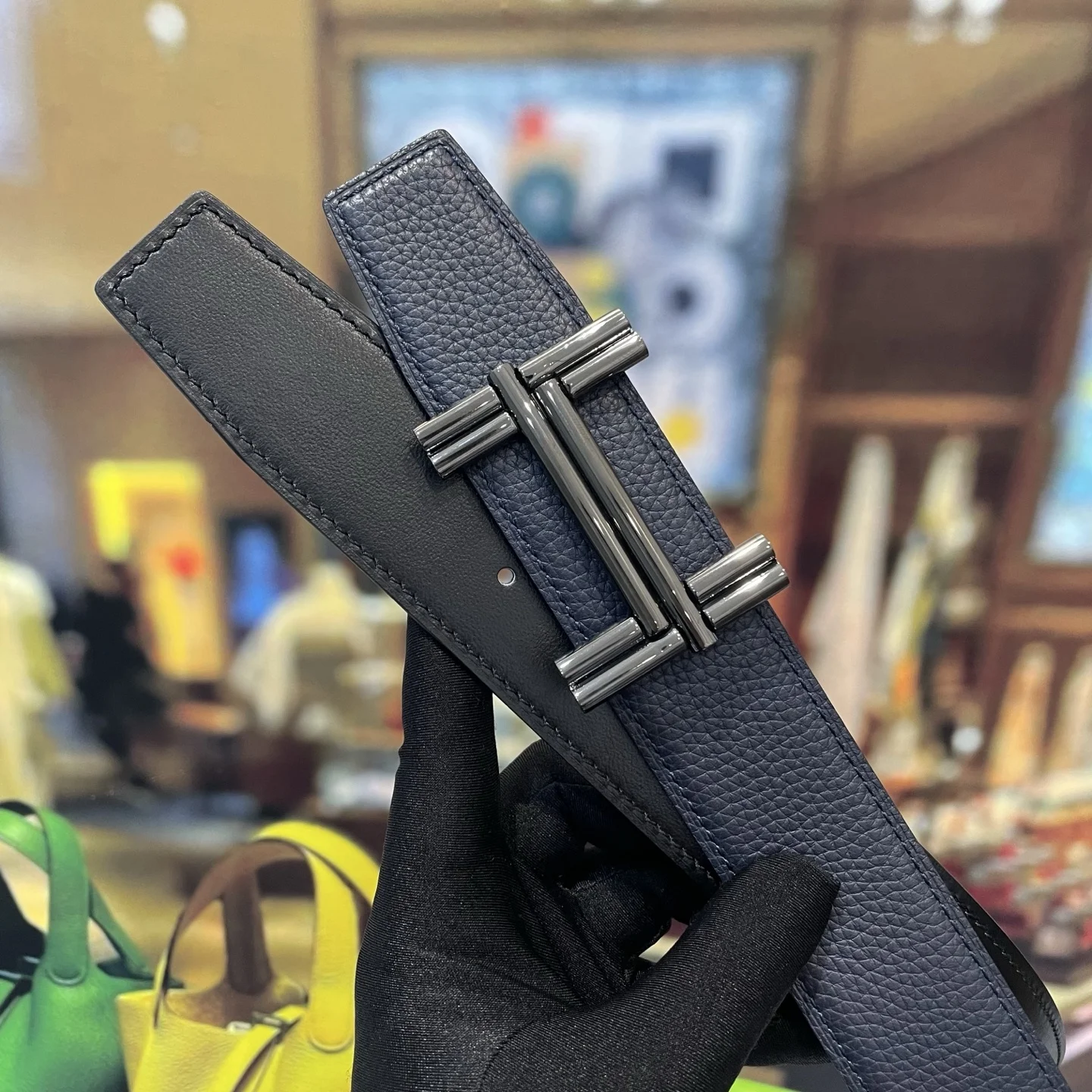 HERMES Belts Leather 38MM 38mm Width A70202608050573 - Image 7