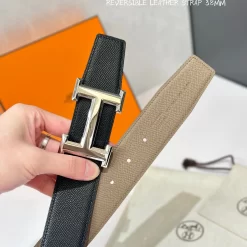 HERMES Belts Leather 38mm Width A70202608050551