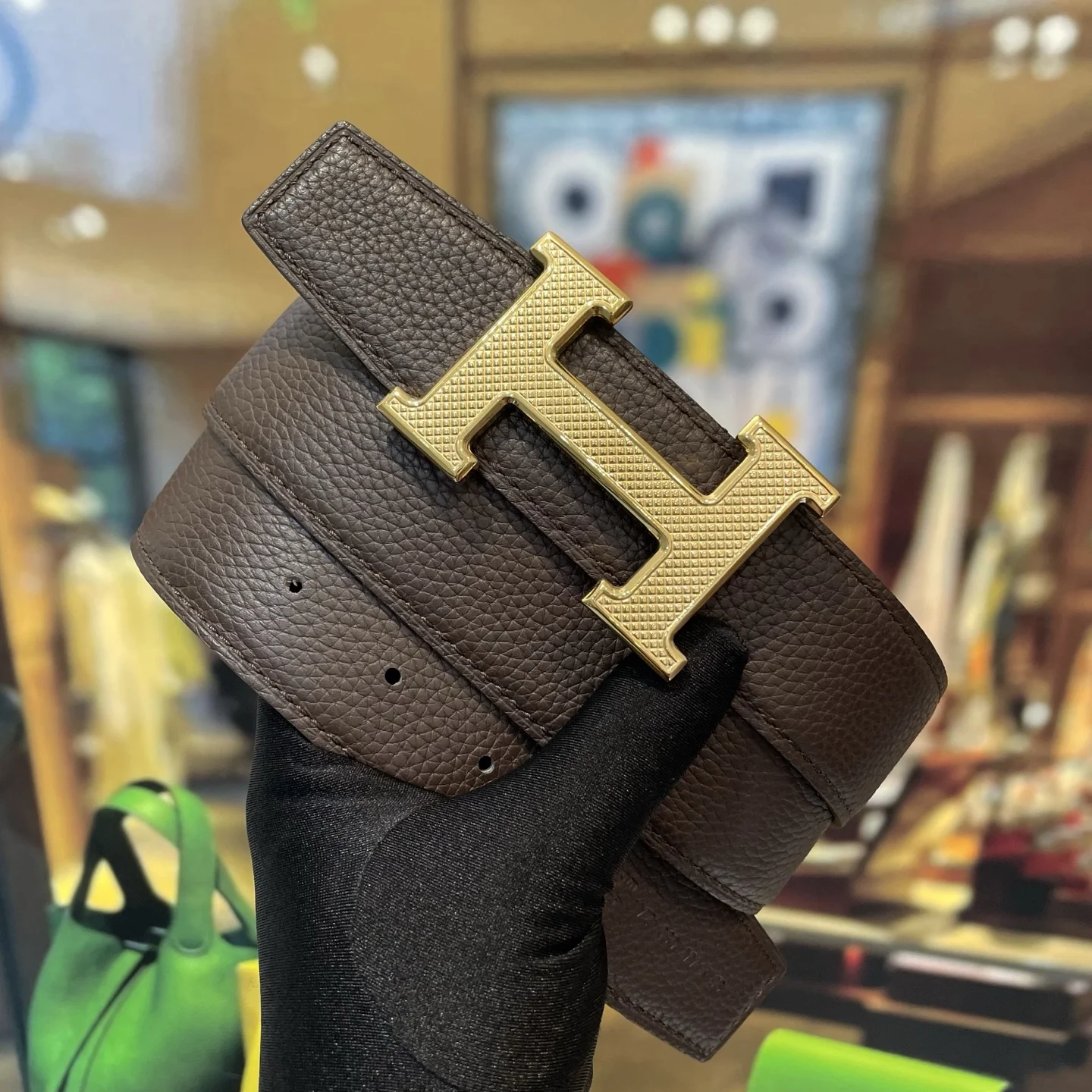 HERMES Belts Leather 38mm Width A70202608050570