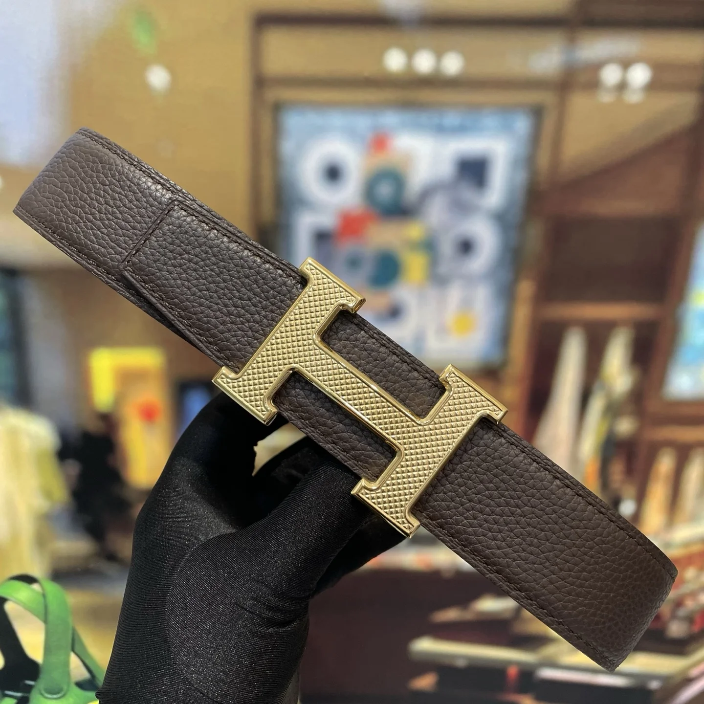 HERMES Belts Leather 38mm Width A70202608050570 - Image 2