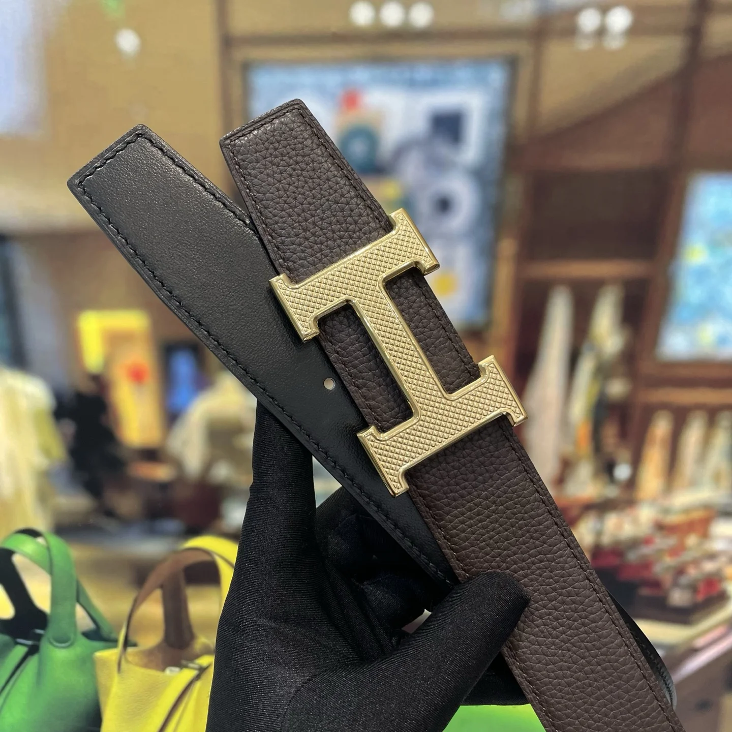 HERMES Belts Leather 38mm Width A70202608050570 - Image 7