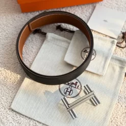HERMES Belts Togo Leather One Size 3.8cm Width A70202608050591