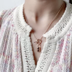 Alternative view of HERMES Necklaces Gold Tone Alloy F0202608050007