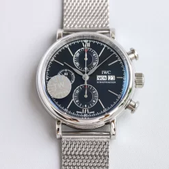 Alternative view of IWC Portofino Automatic (Black-Blue Dial) 42mm A300202608050216