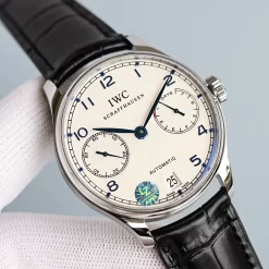 Alternative view of IWC Portuguese Automatic (Green-White-Red-Blue Dial) 40mm A300202608050323