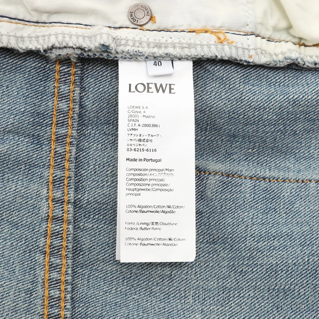 LOEWE Trousers Indigo Denim 38-44 B80202608030042 - Image 5