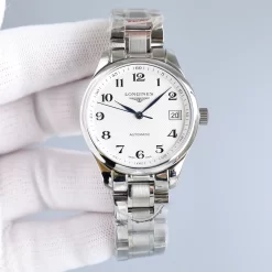 Alternative view of LONGINES Master Collection Automatic L23574870 (White-Blue-Mother of pearl Dial) 34mm A250202608050156