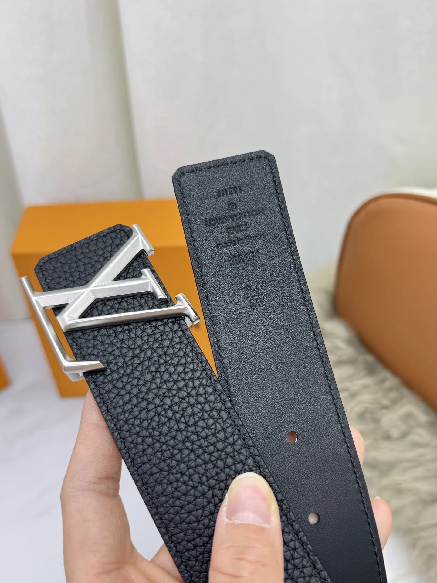 LV Belts 4.0cm Width A60202608050186 - Image 7