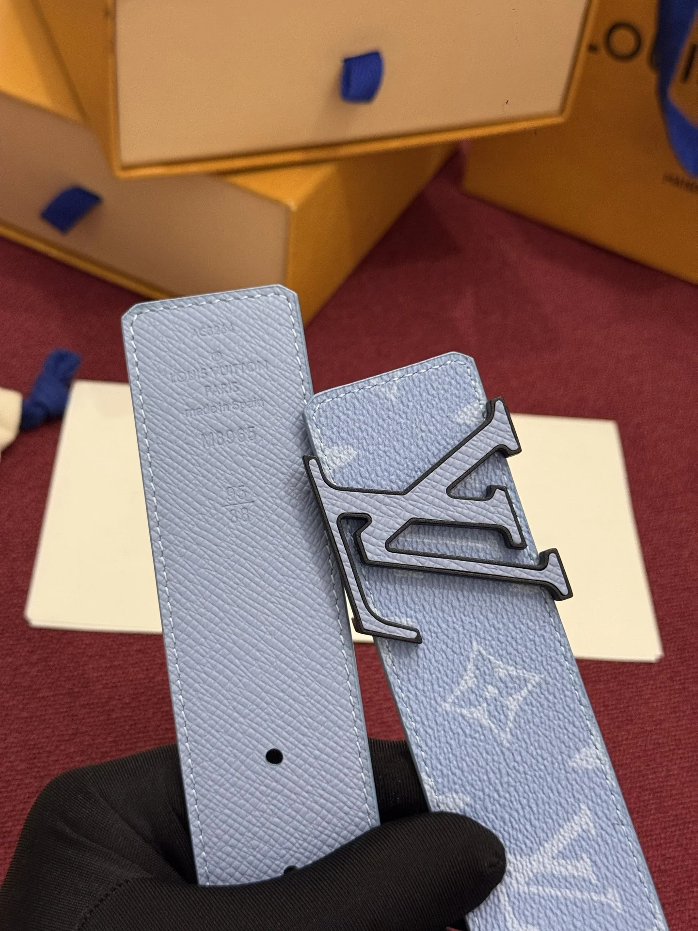 LV Belts Leather Canvas A60202608050338 - Image 2