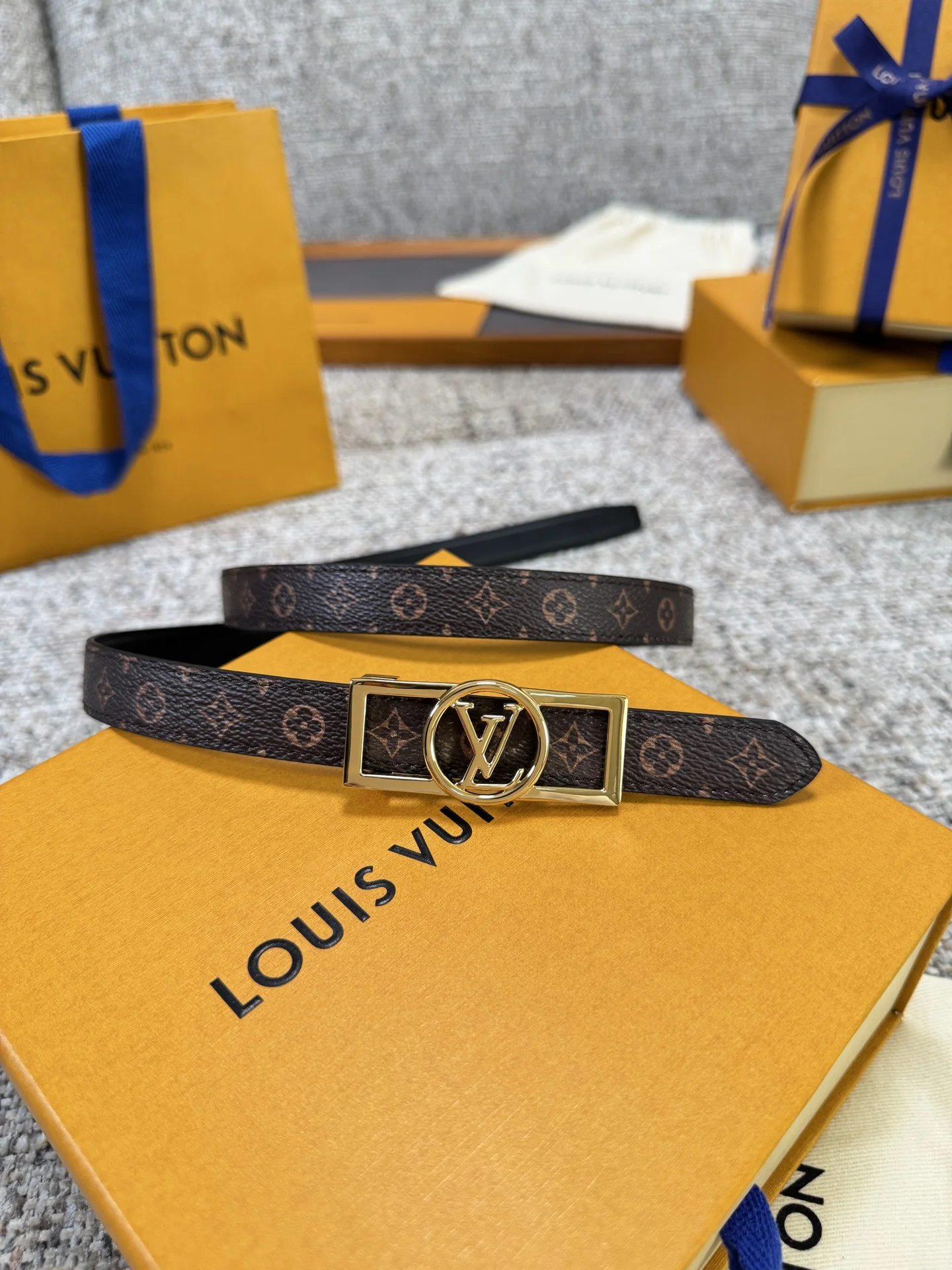 LV Belts Leather P160 2.0cm Width A60202608050014 - Image 5