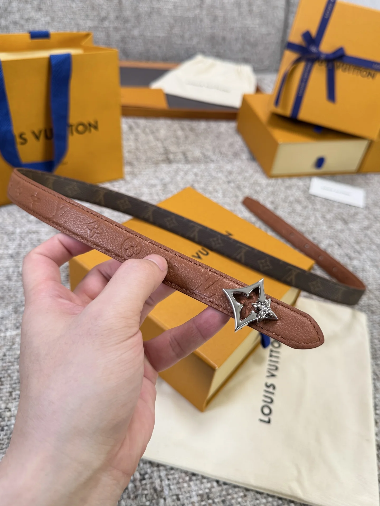LV Belts Leather P160 2.0cm Width A60202608050732 - Image 2